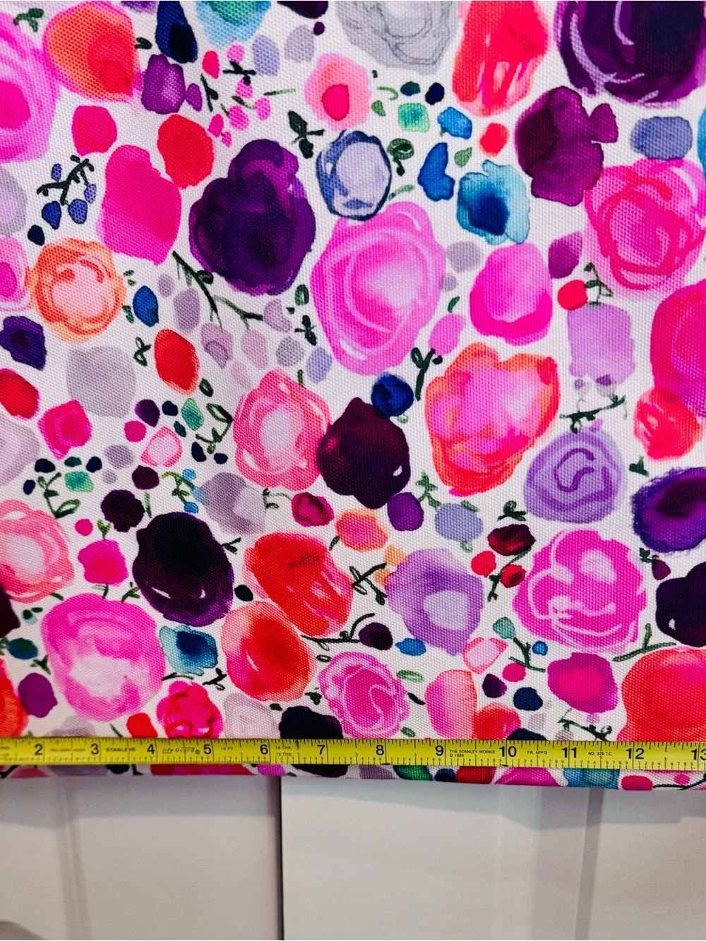 kate spade Floral Multicolor Canvas Tote - Pink, Purple, Orange, Blue